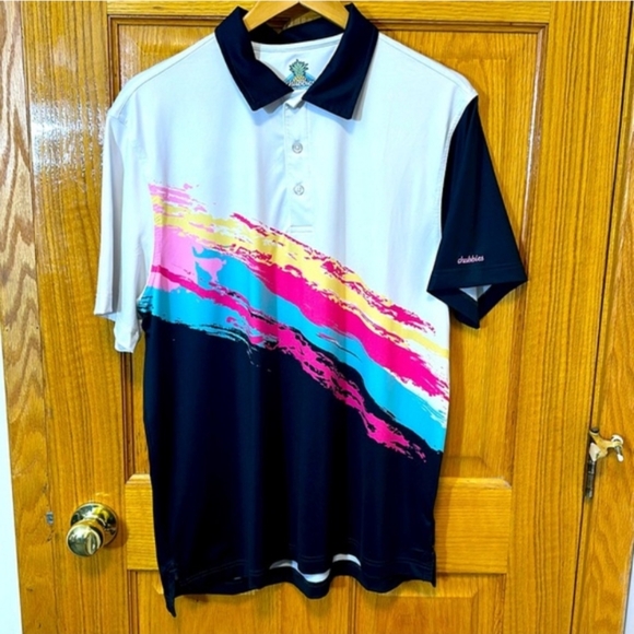 chubbies Other - Chubbies Multicolor - 88% Polyester Bamboo 12% Spandex Golf / Tennis Polo Shirt